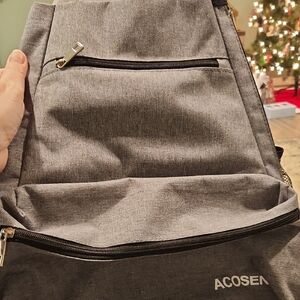 Gray Tennis Backpack